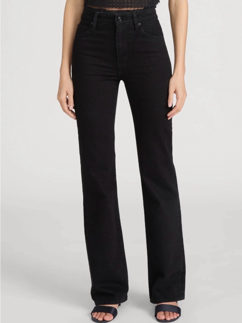 NWT FRAME Arrow Bootcut Jeans Black 29